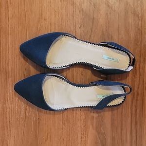 Kimchi Blue Canvas Flats 8.5